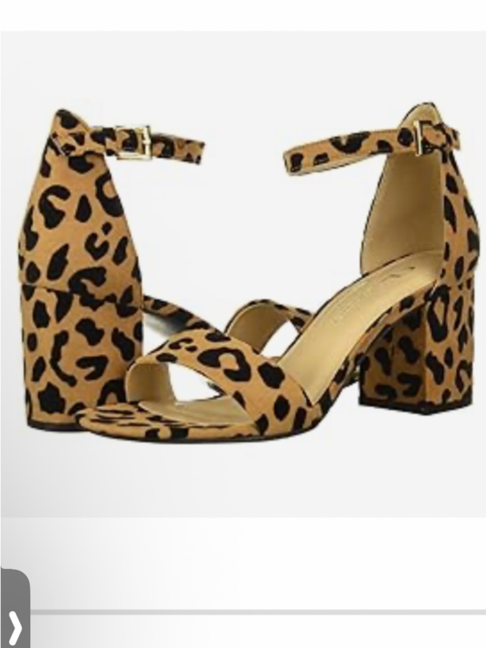 CL by Laundry animal print sandals. Size 8.5